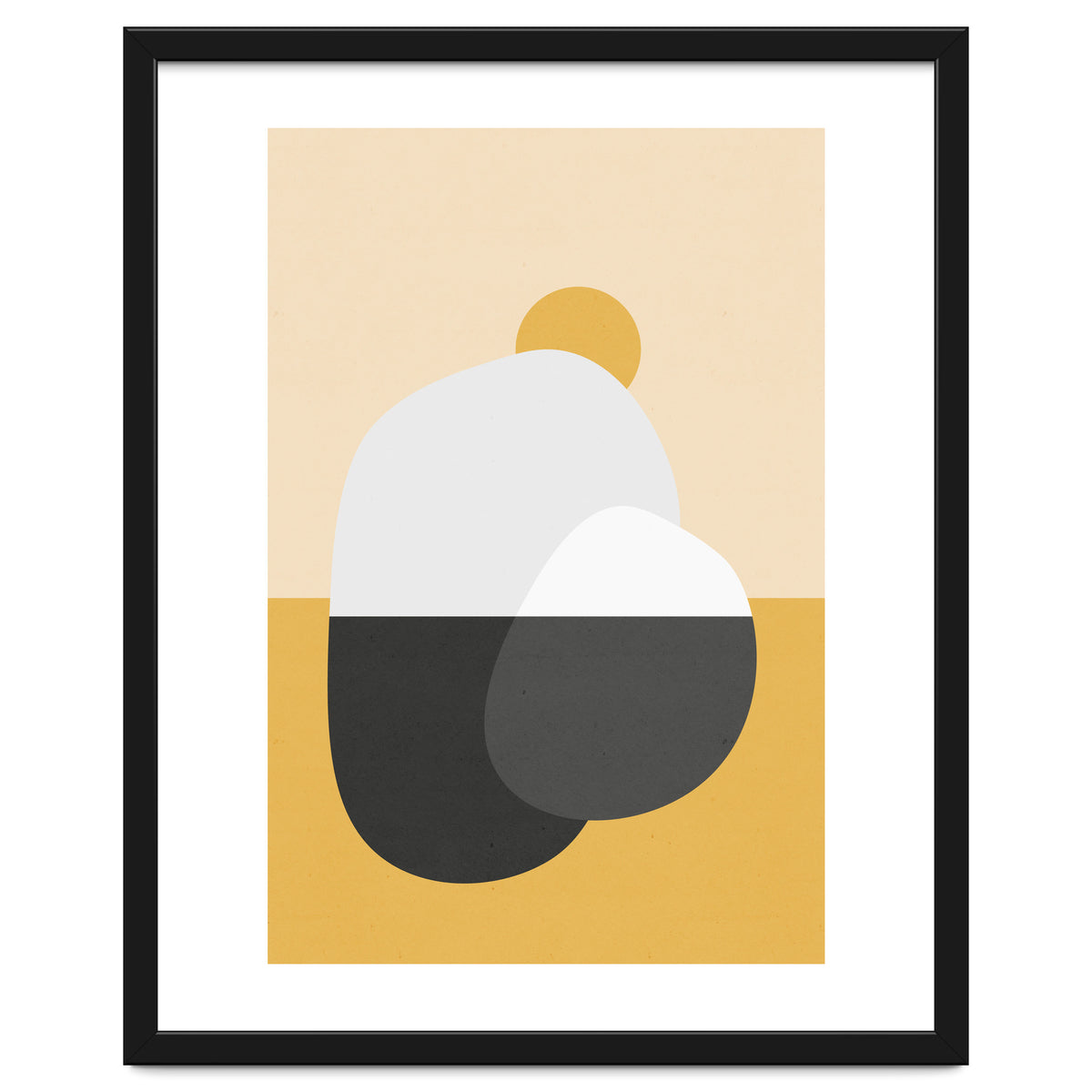 Abstract Boulders - Golden Desert