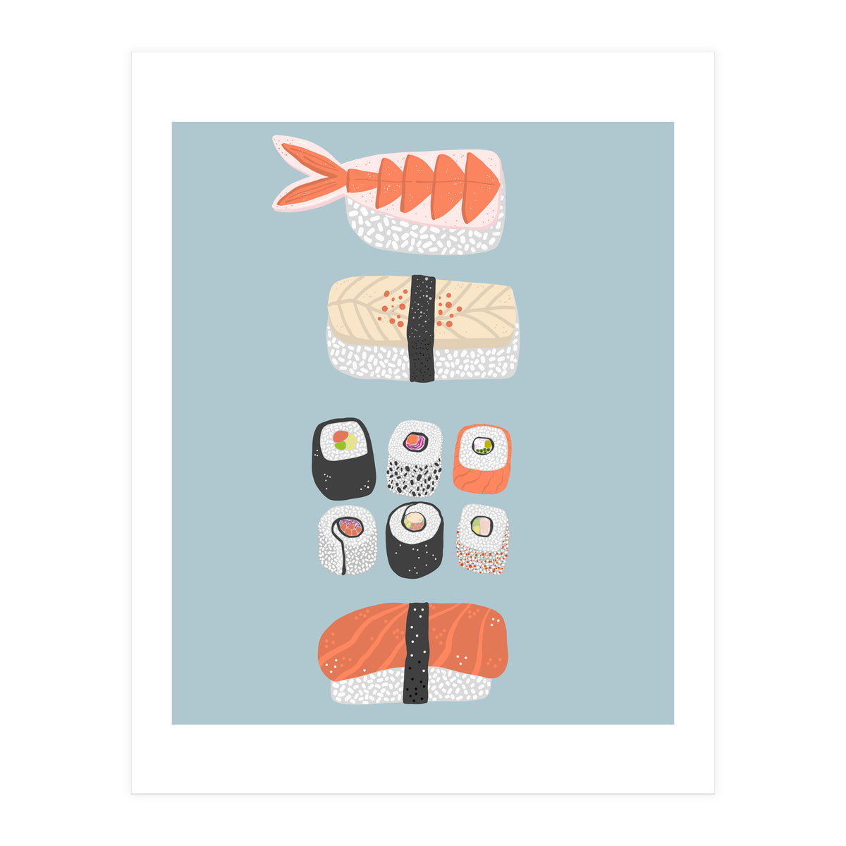Sushi Roll Maki Nagiri (Print Only)