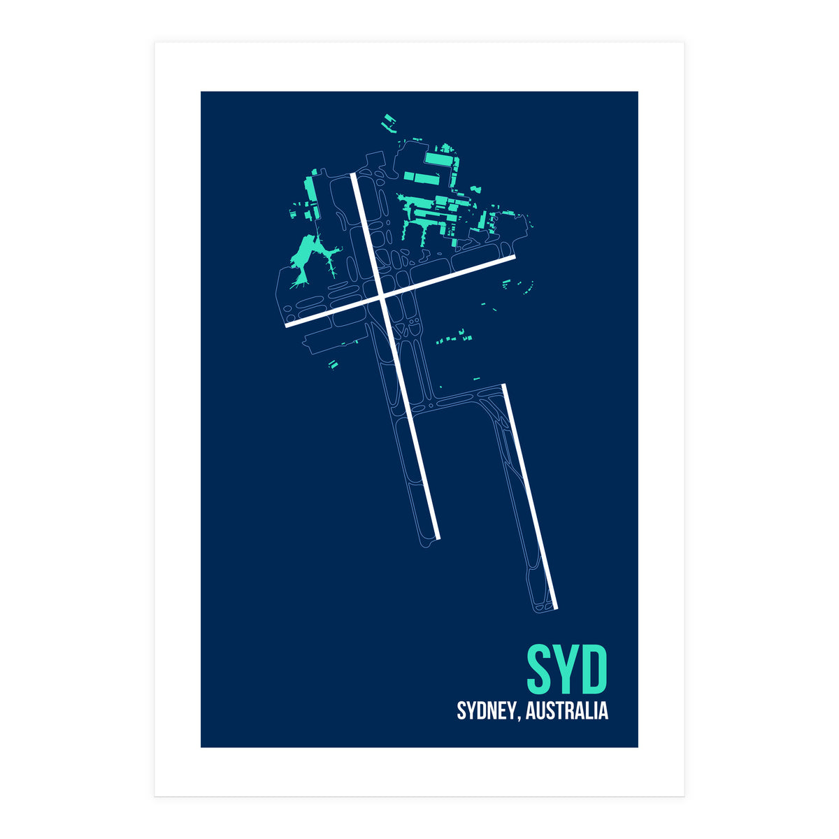 Sydney Airport Layout (Print Only)