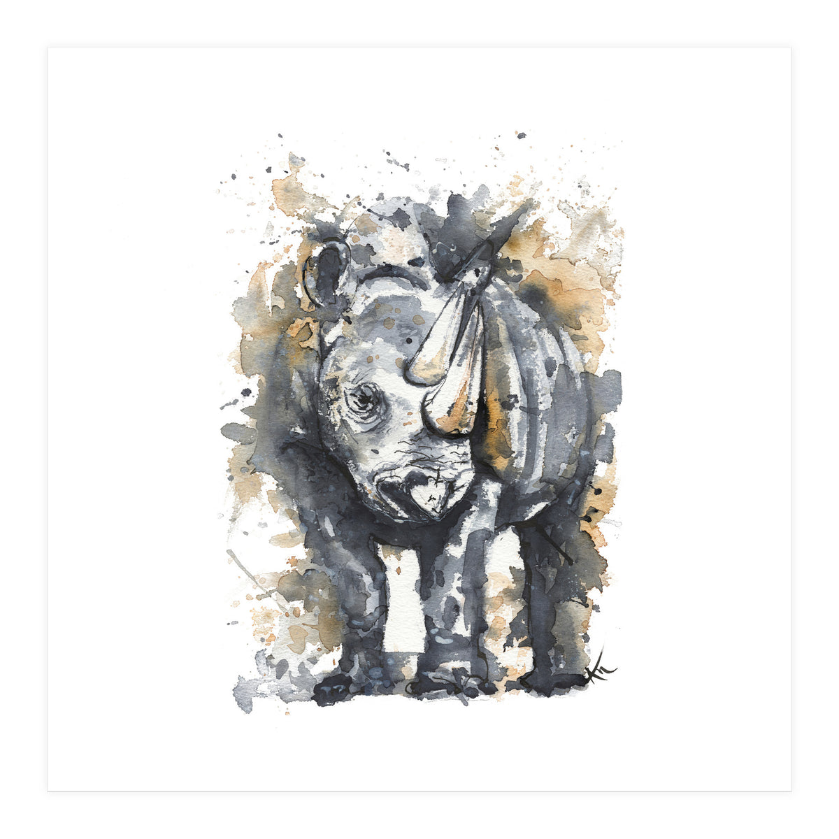 Rhino- Wildlife Collection (Print Only)