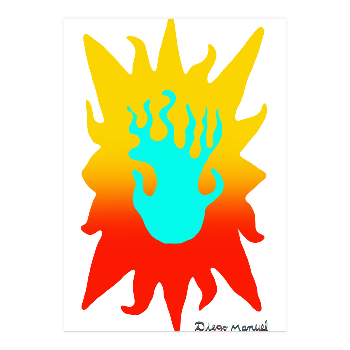 Fuego 117 Copia (Print Only)