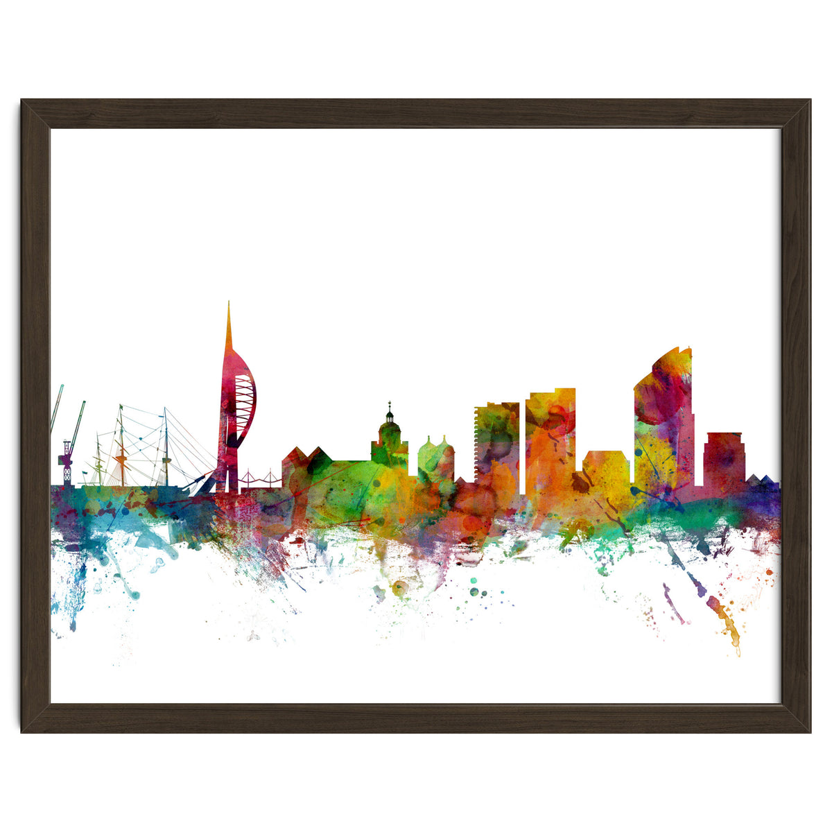 Portsmouth England Skyline