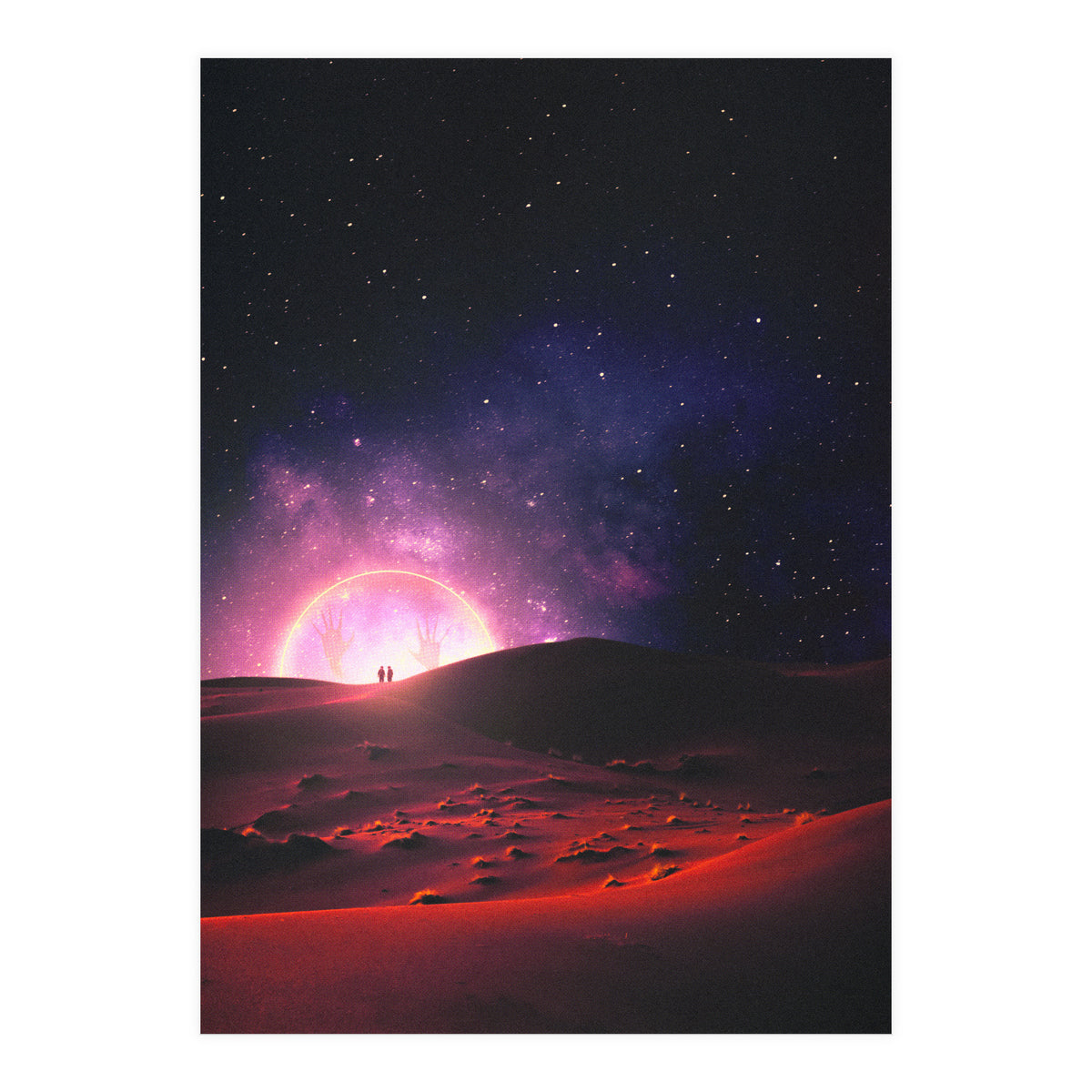 Night Over The Dunes (Print Only)