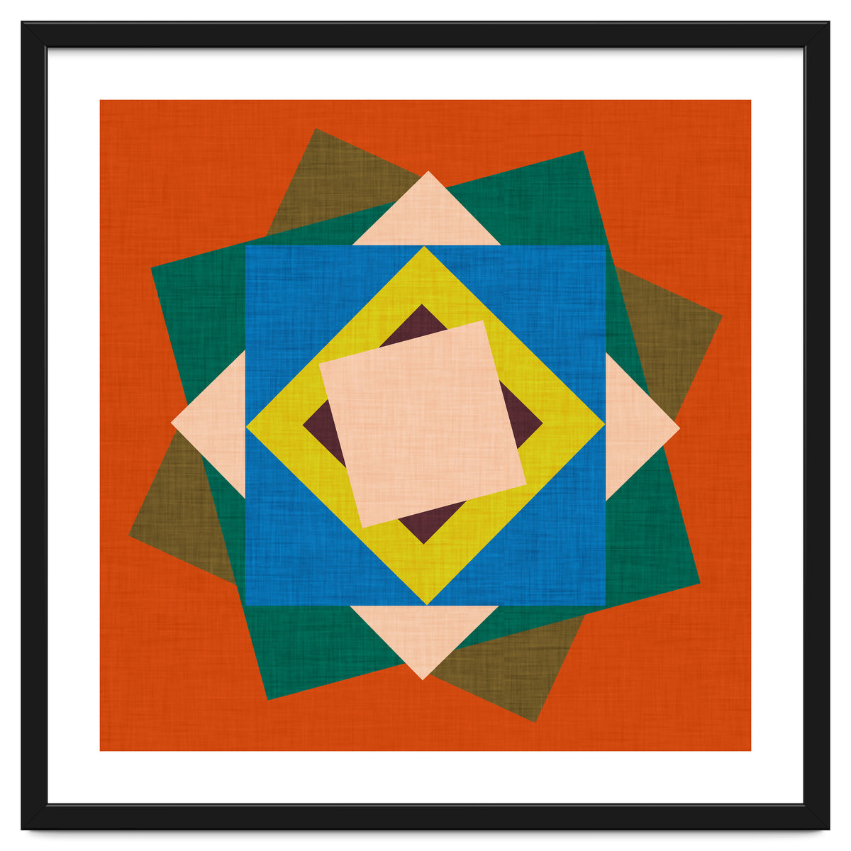 Kilim Floral Orange