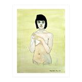 Untitled #75 Nude on a yellow-green ground (Print Only) thumbnail