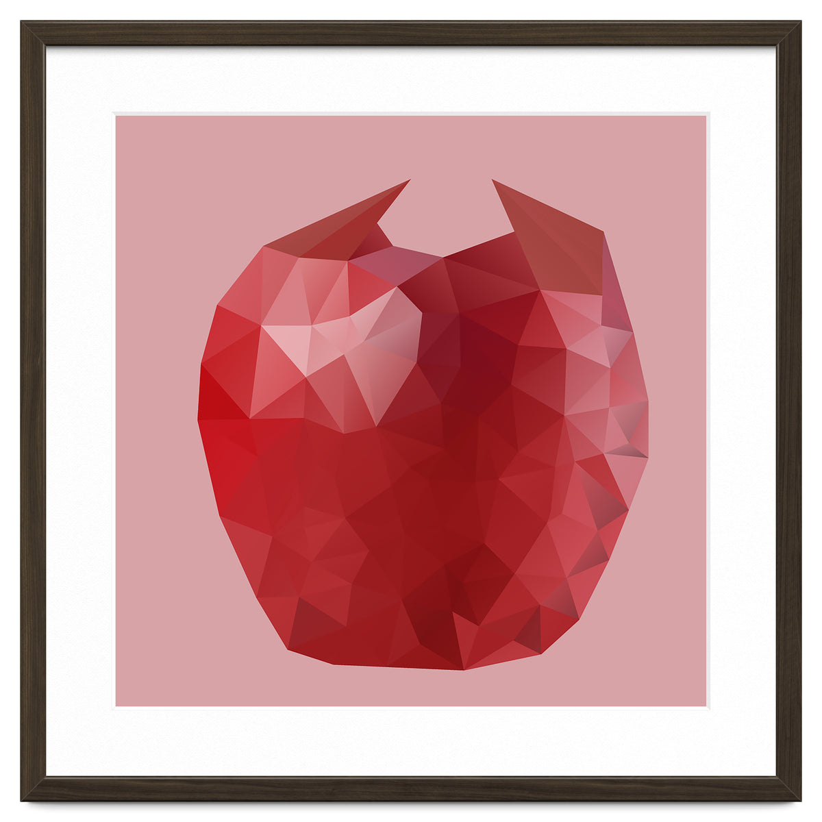 Apple Low Poly Art