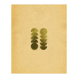 Green blurry geometric shapes (Print Only) thumbnail