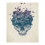 Skull Flowers (Print Only) thumbnail