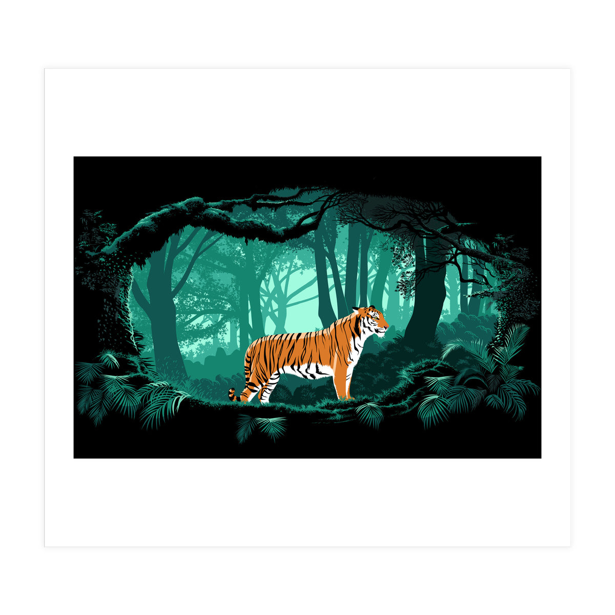 Jungle Tiger (Print Only)