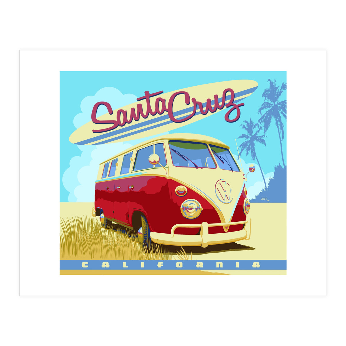 Santa Cruz California (Print Only)