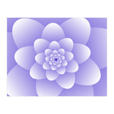 3d Abstract Purple Floral Spiral  (Print Only) thumbnail