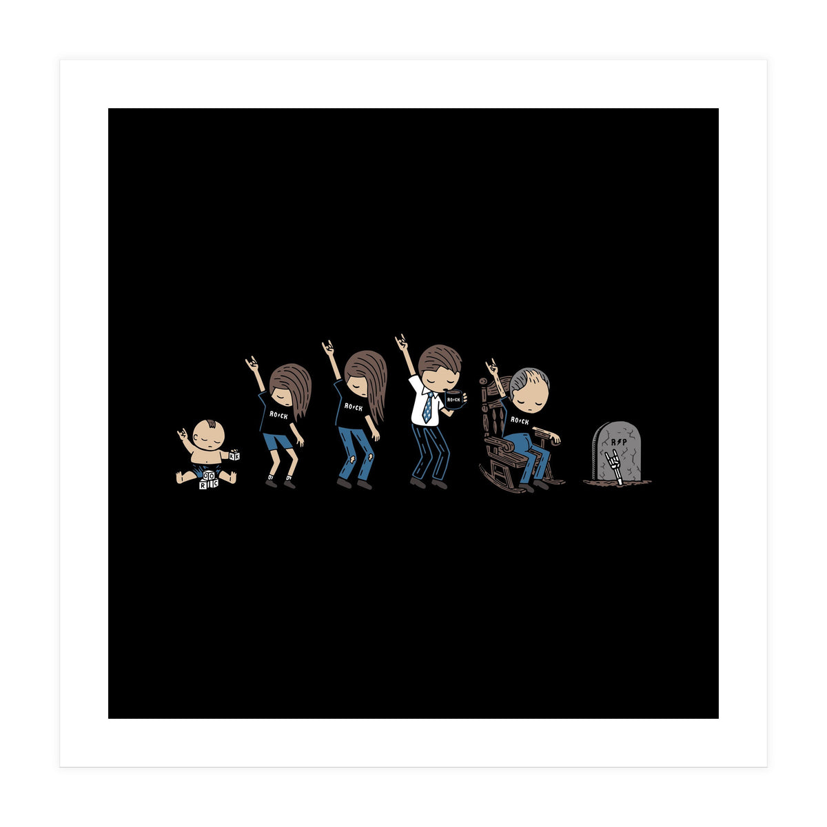 Rock Of Stages (Print Only)