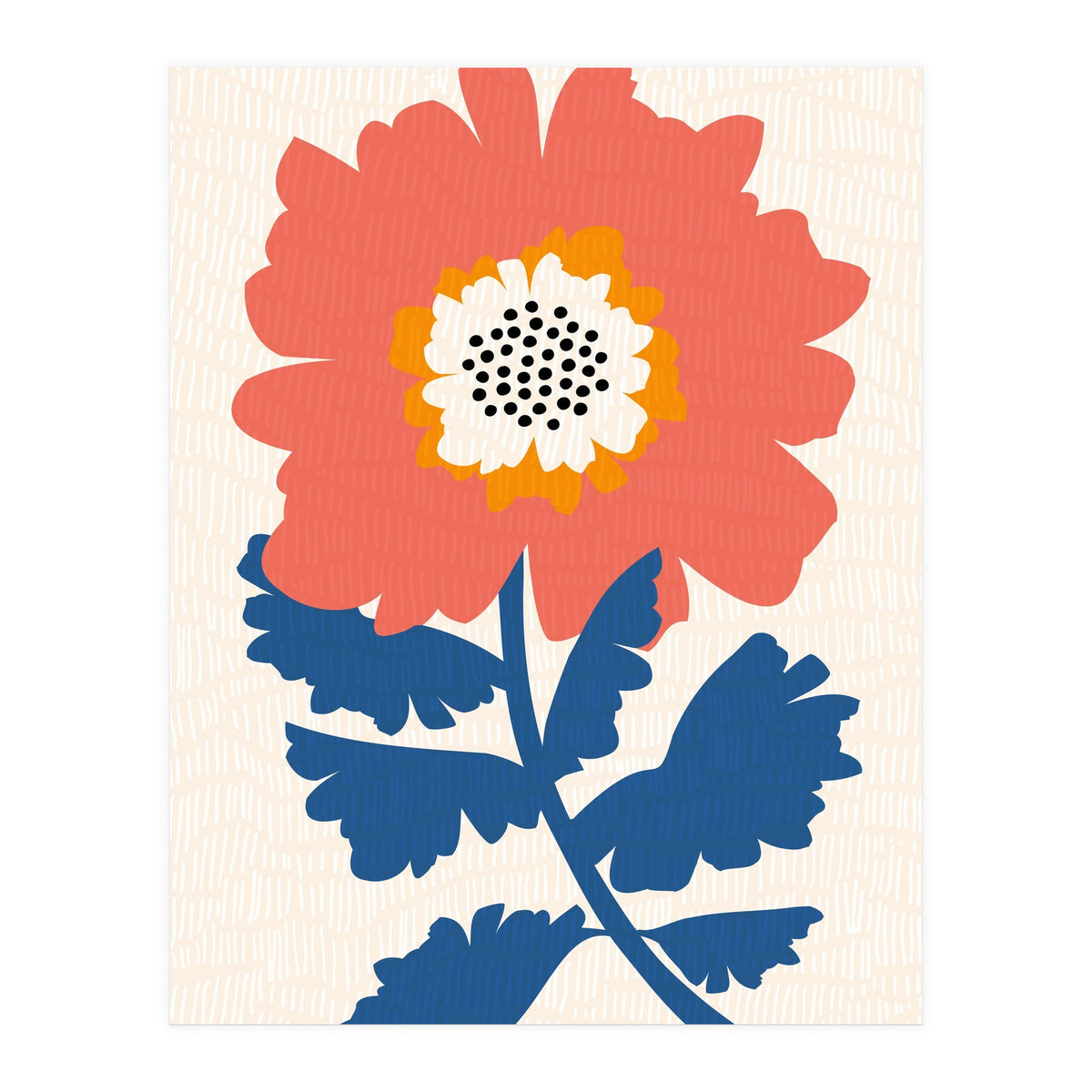 Happy Modern Floral (Print Only)