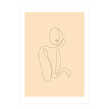 Female Line Art Drawing (Print Only) thumbnail