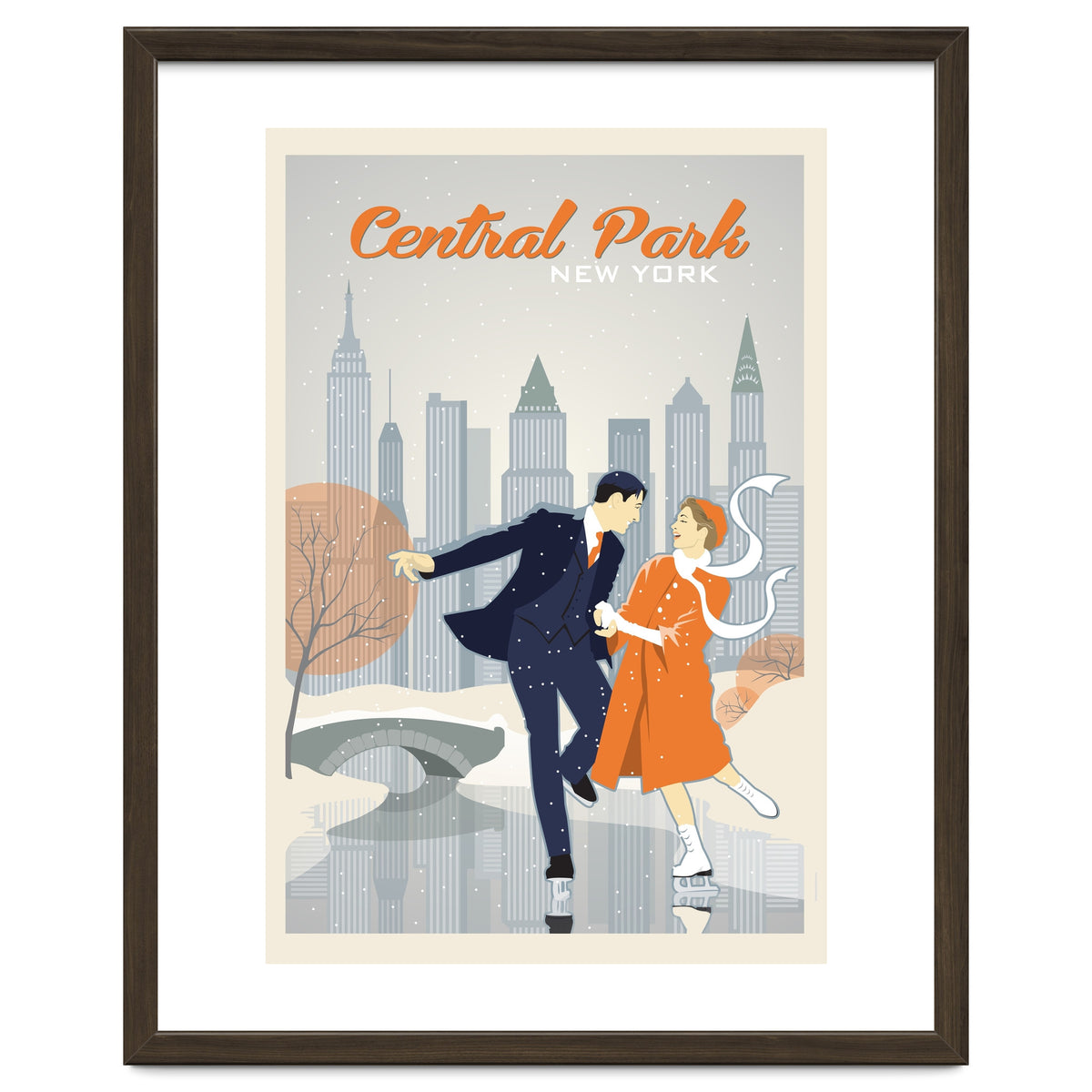 Skating in Central Park