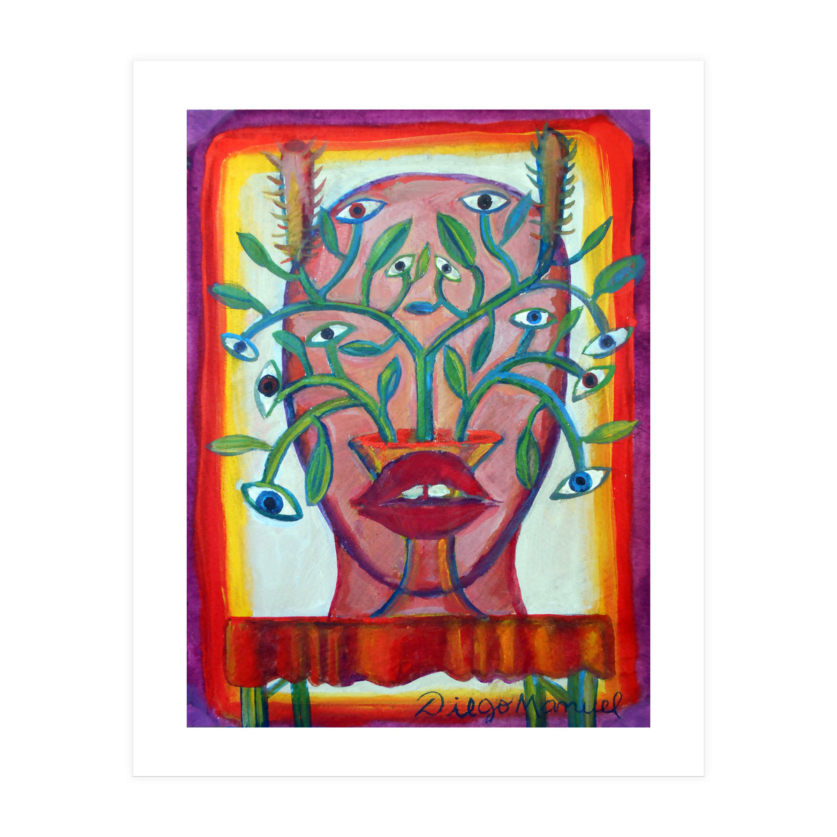 Cabeza De Mujer 5 (Print Only)