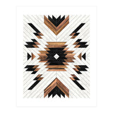 Urban Tribal Pattern No.5 - Aztec - Concrete and Wood (Print Only) thumbnail
