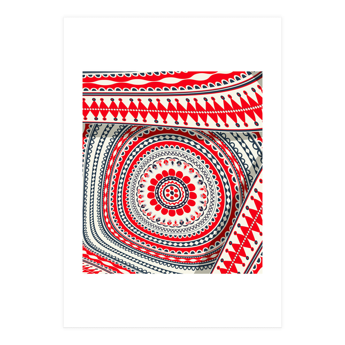 Romanian embroidery background 14 (Print Only)