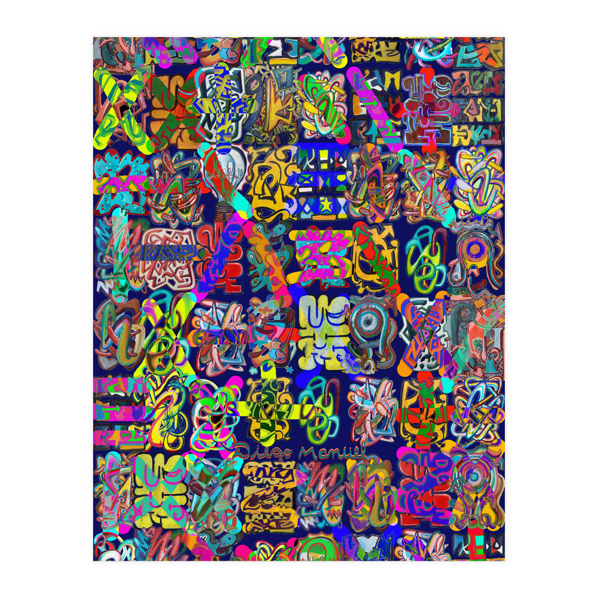Graffitis 2021 Tapiz 104 (Print Only)