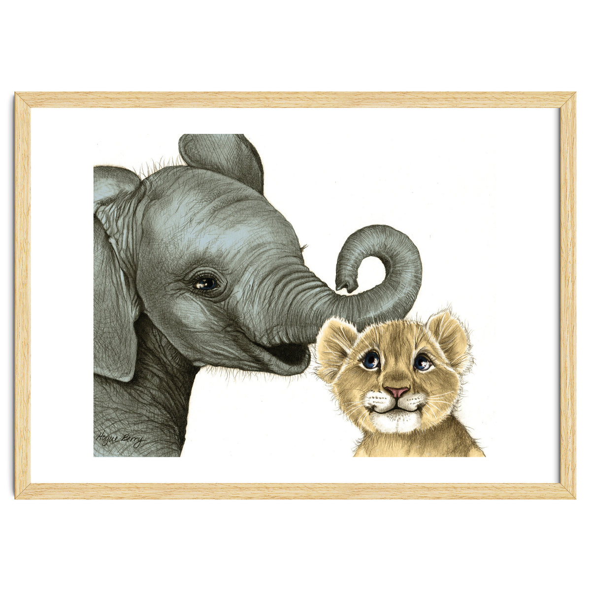 Best Friends, Elephant and Lion