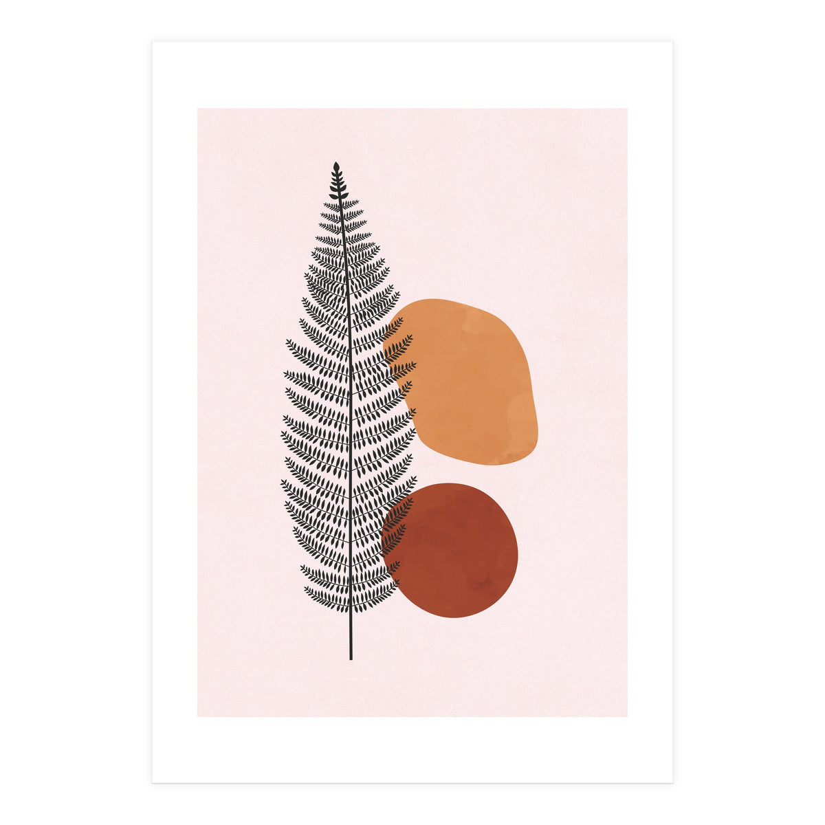 Fern Botanical Nordic Scandinavian Modern (Print Only)