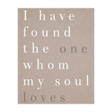 The One My Soul Loves (Print Only) thumbnail