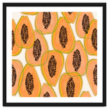 Papaya Cravings | Pastel Watercolor Tropical Fruit Food Painting | Juicy Sweet Illustration thumbnail