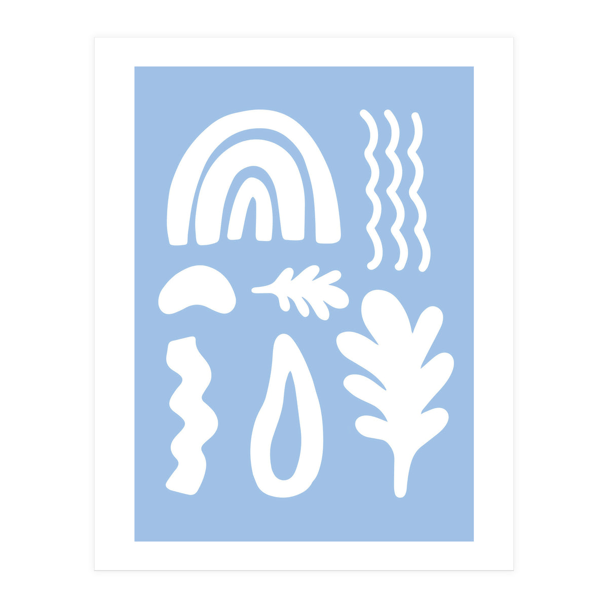 Abstract Happy Shapes (Print Only)