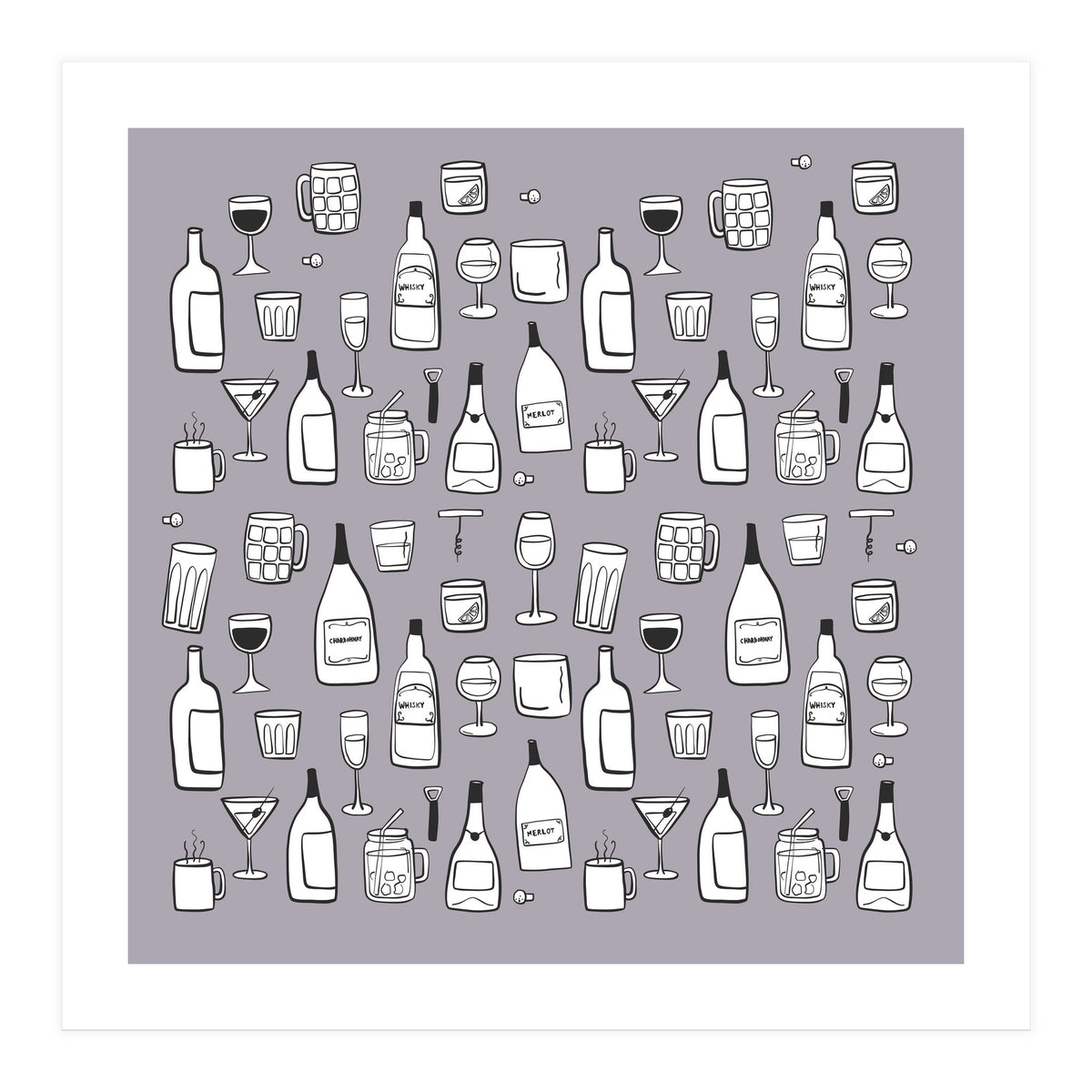 Wine and Beer (Print Only)