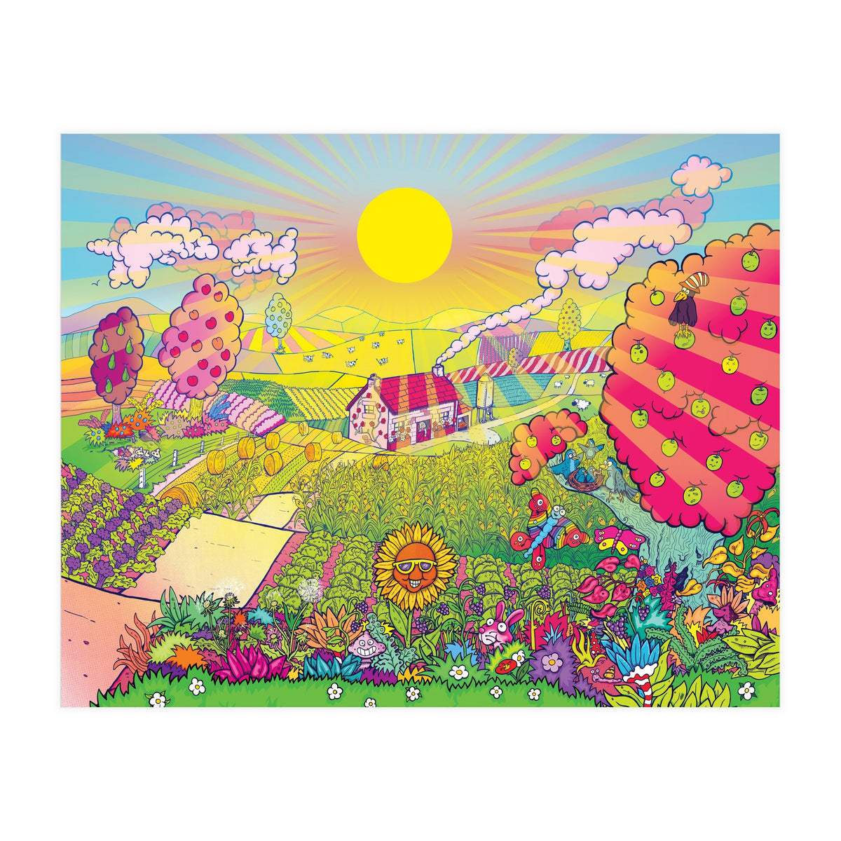 Reap A Harvest Barrel Aged Fruit Farmhouse Saison - Abbeydale x Siren Craft Brew (Print Only)