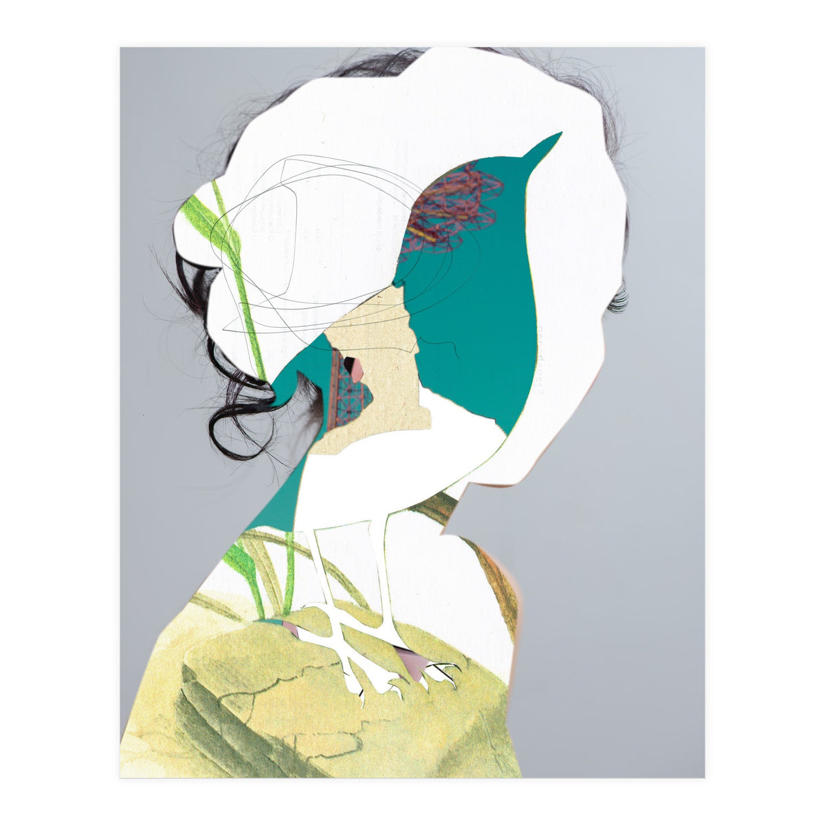 Her Voice Sounds Like A Bird (Print Only)