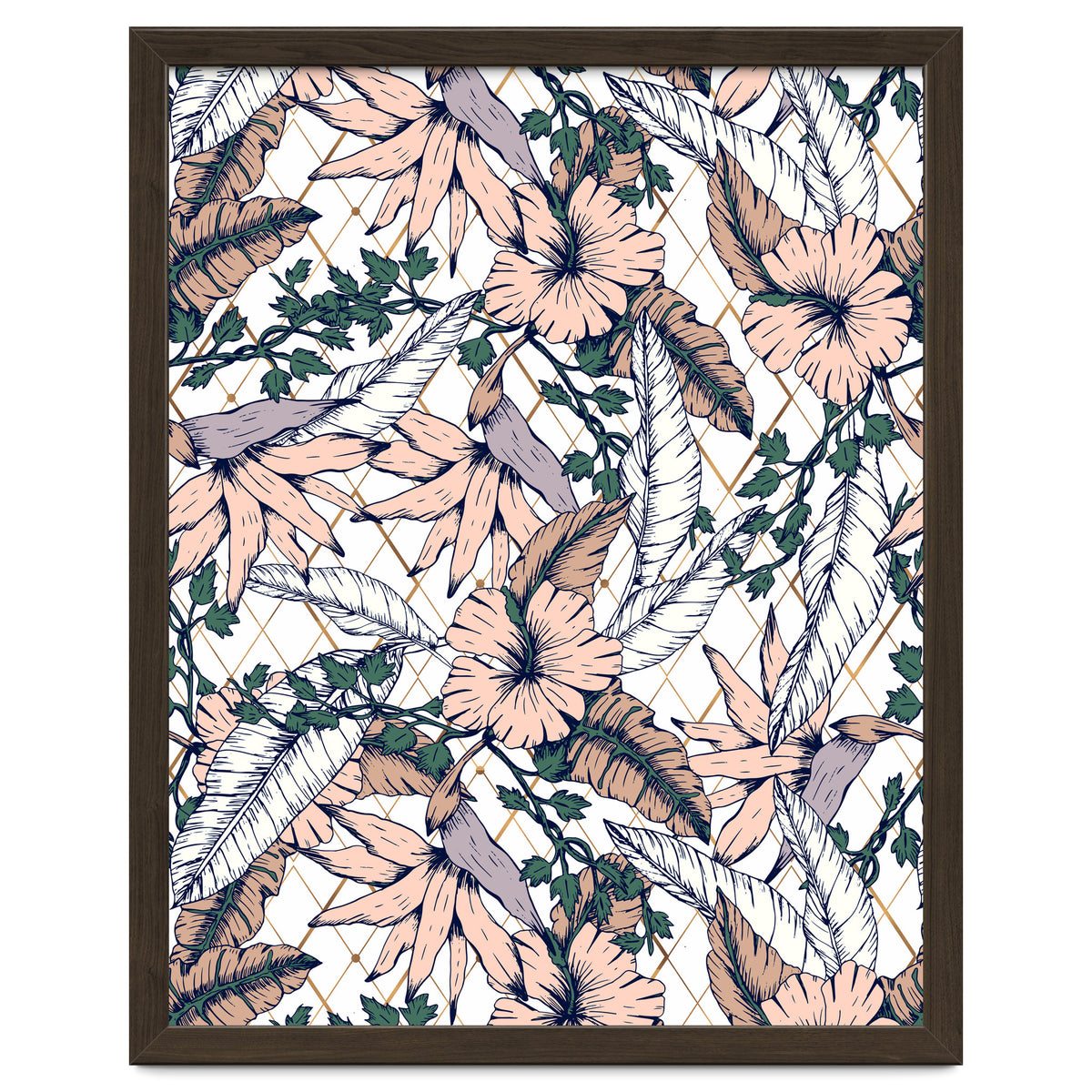 Exotic flowering and pattern geometric