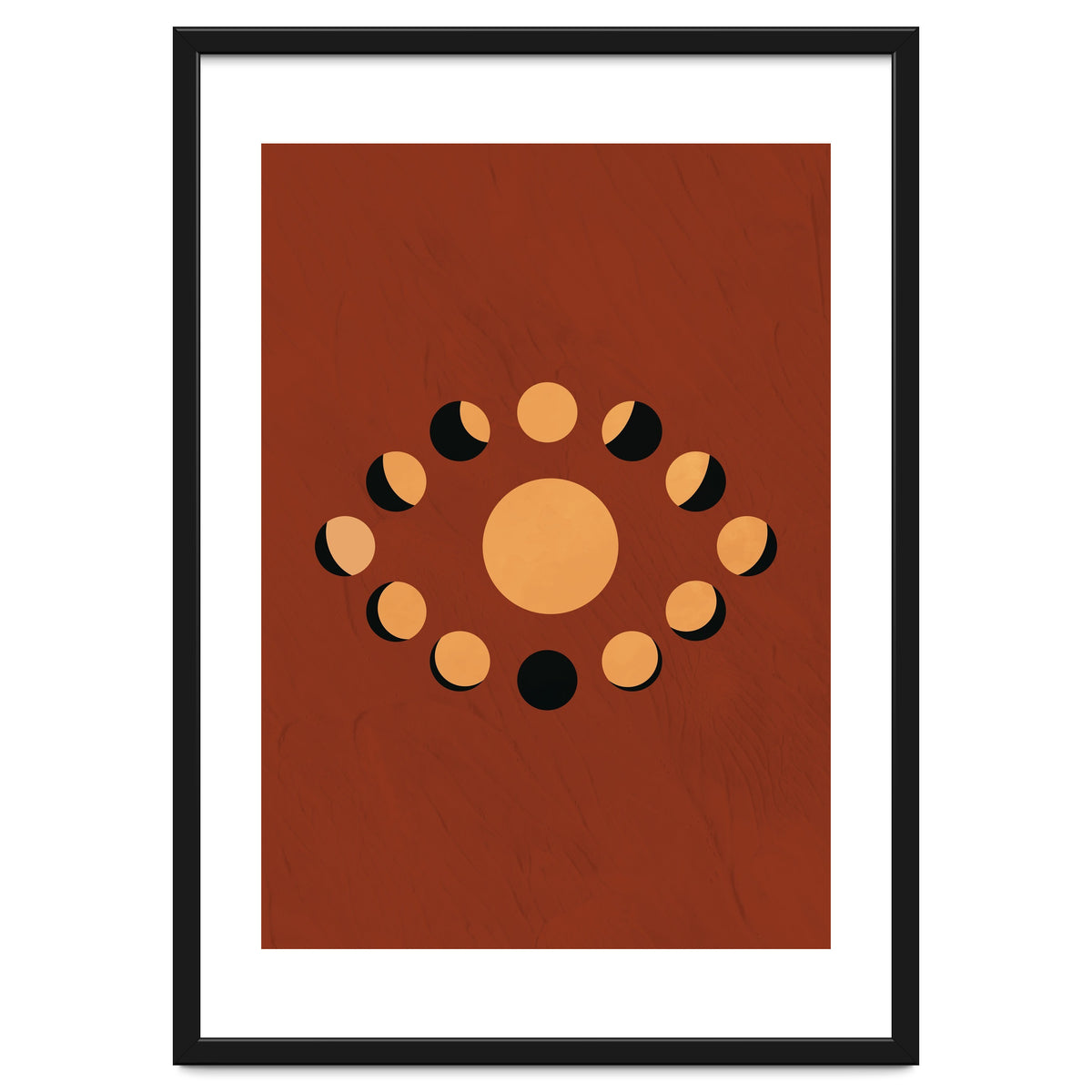 Lunar Eclipse Moon Illustration