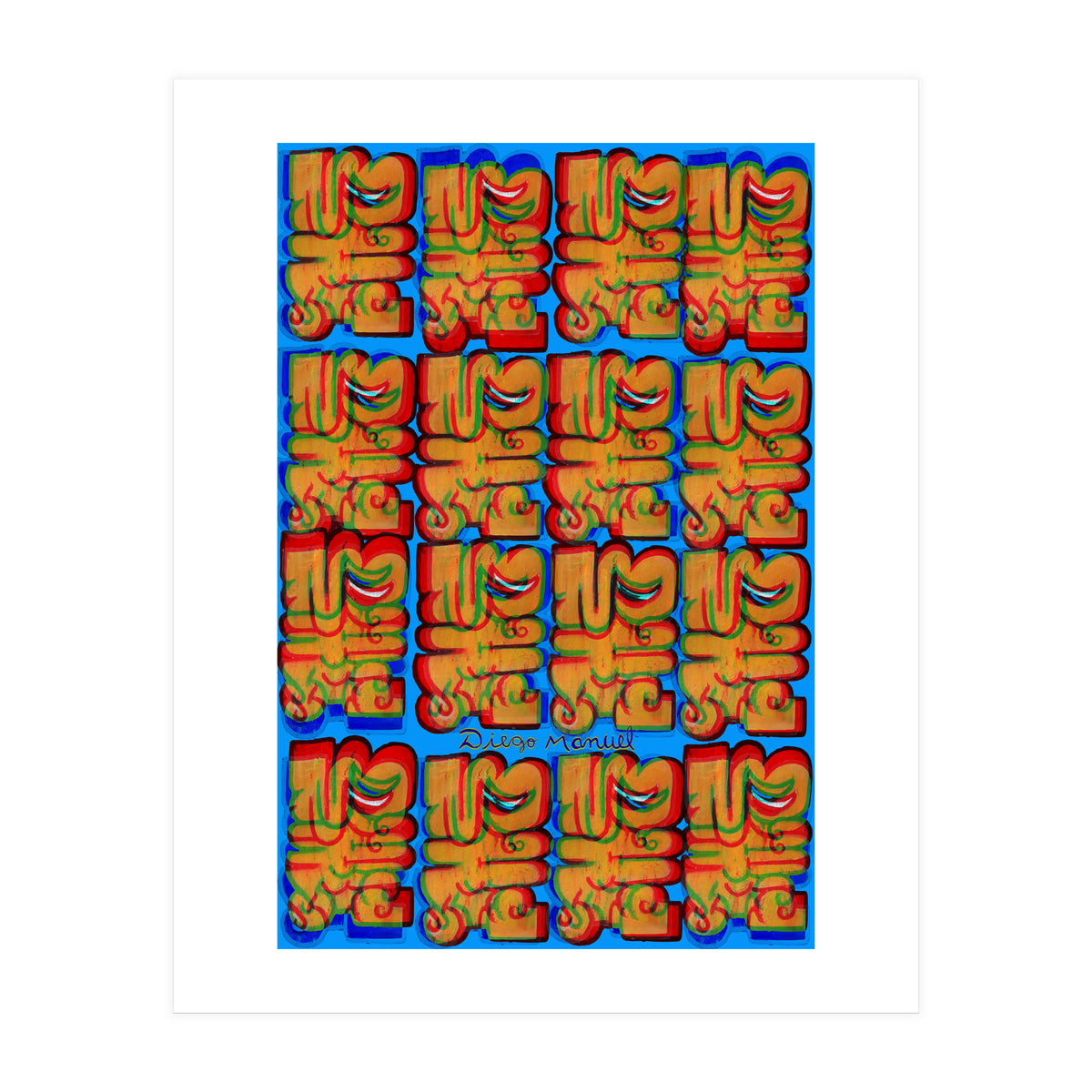 Graffitis 2021 Tapiz 132 (Print Only)