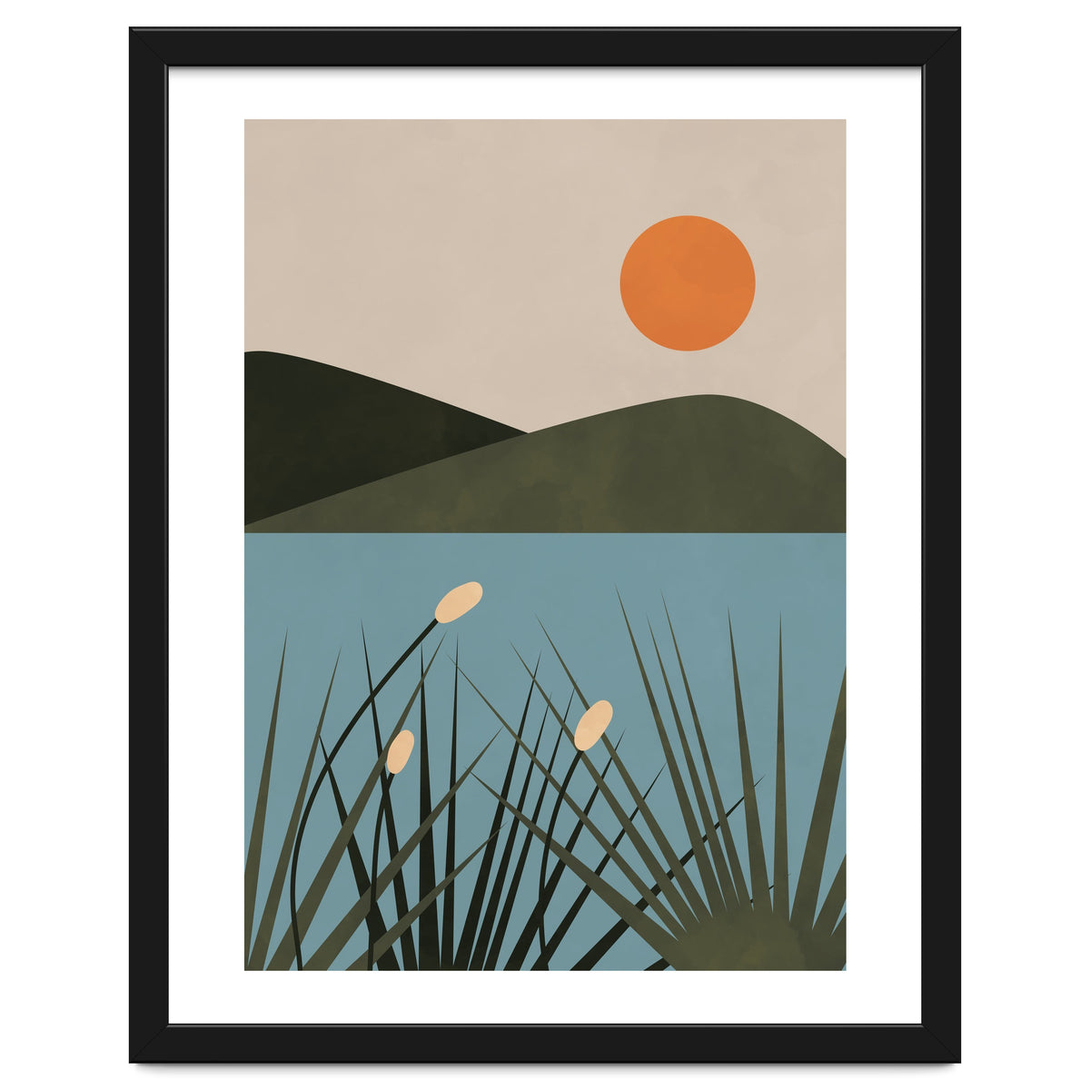 Mountain Lake Sun Boho