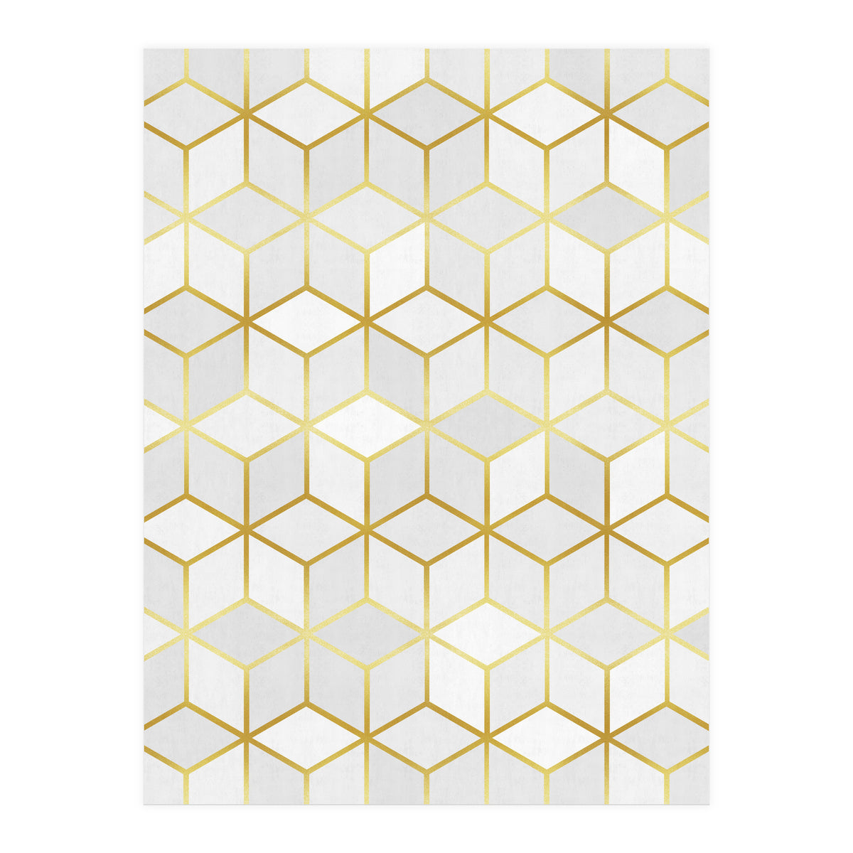 Colorful and golden pattern V (Print Only)