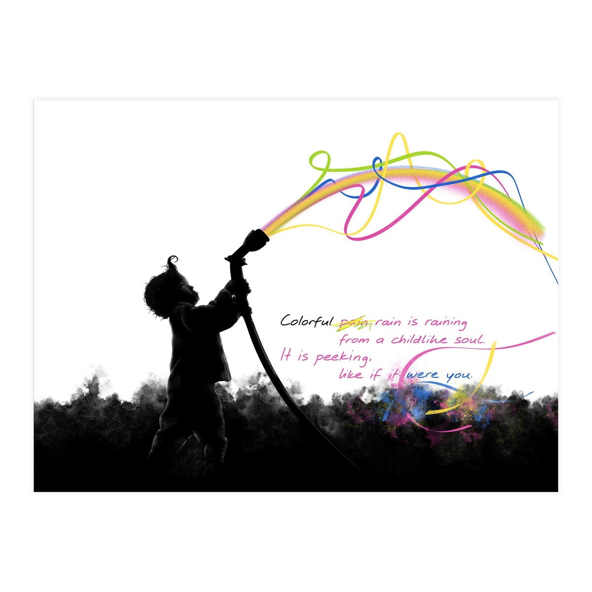 Color Rain (Print Only)