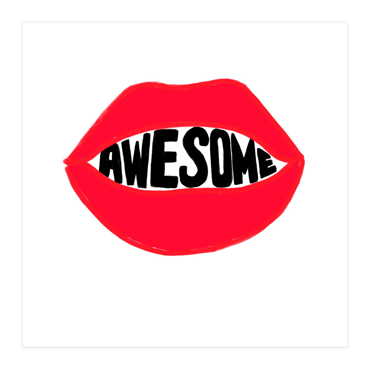Say Awesome (Print Only)