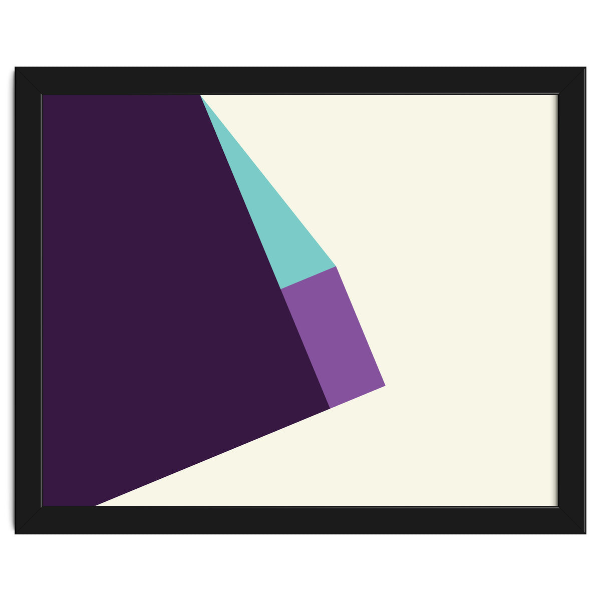 Geometric Shapes No. 42 -  lilac, blue & purple