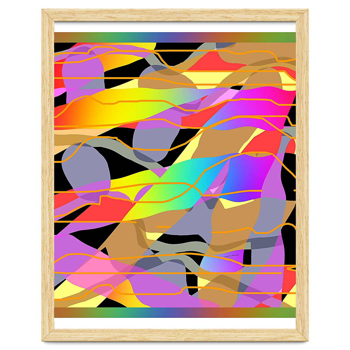 ABSTRACT COLOR BANDS