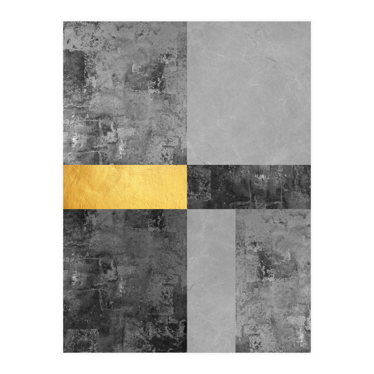 Geometric and golden V (Print Only)