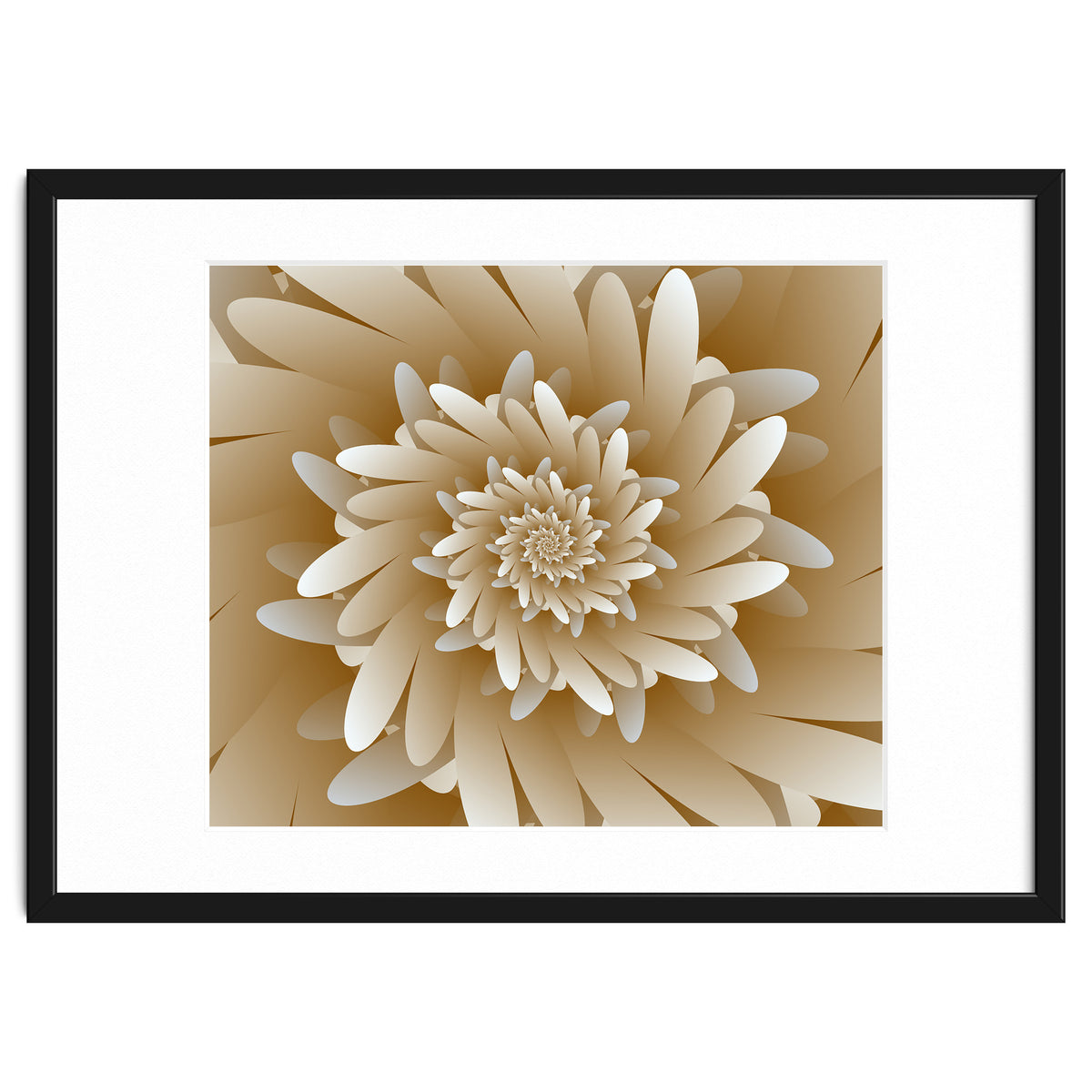 Abstract Digital Floral ART