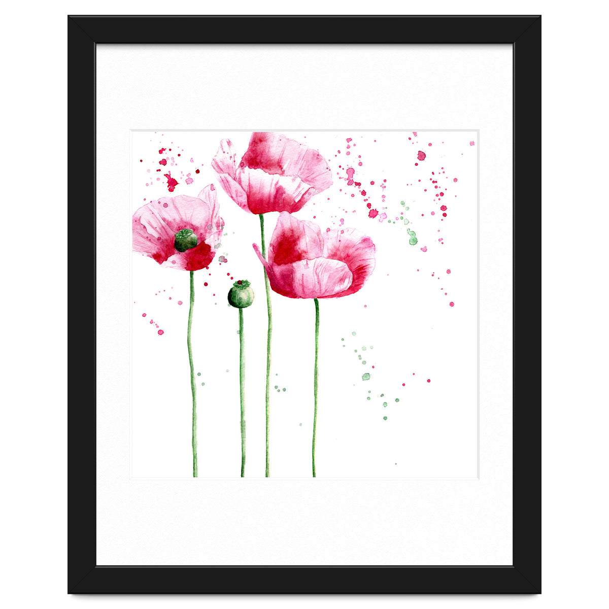 Poppies || watercolor