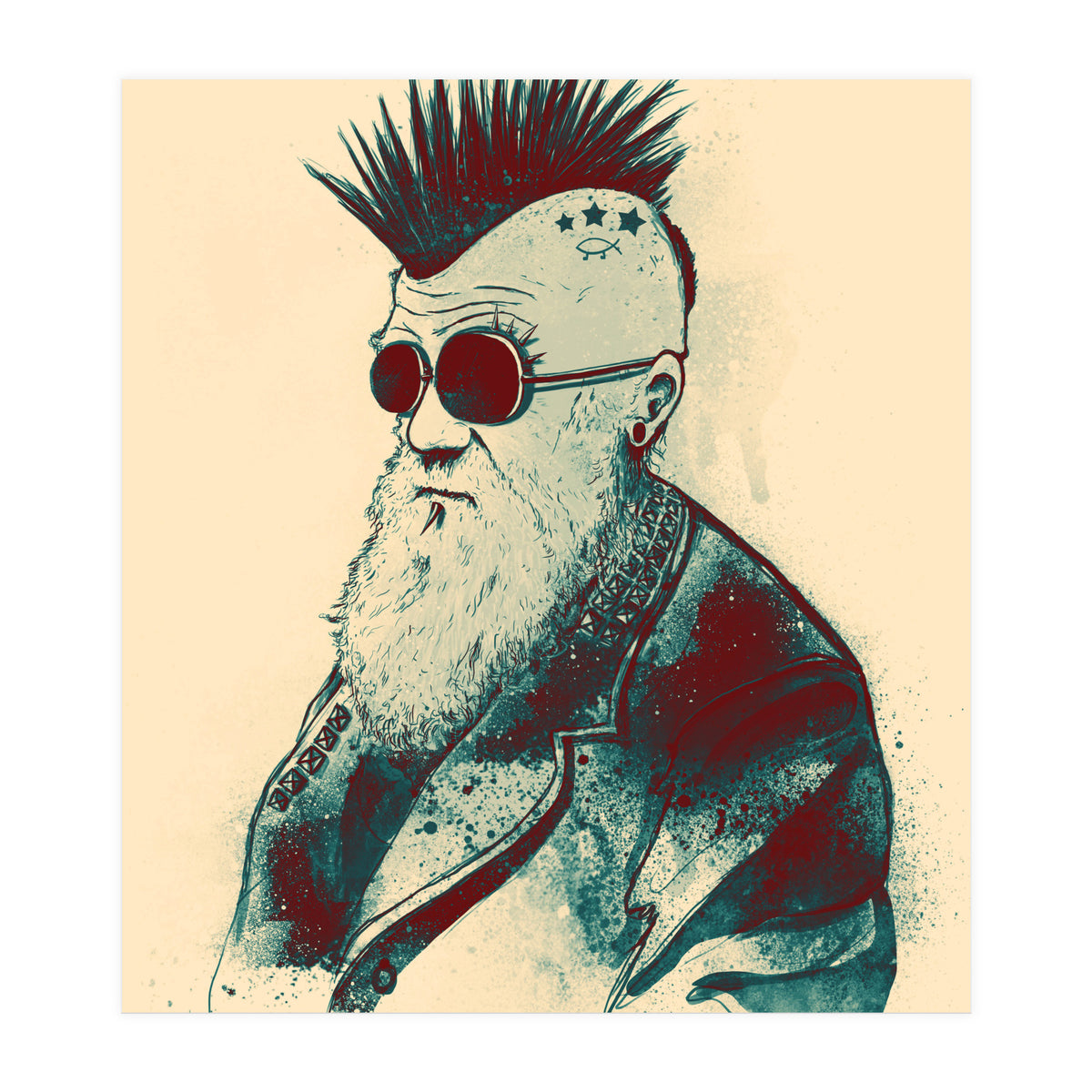 Evolution Of Carles (Print Only)