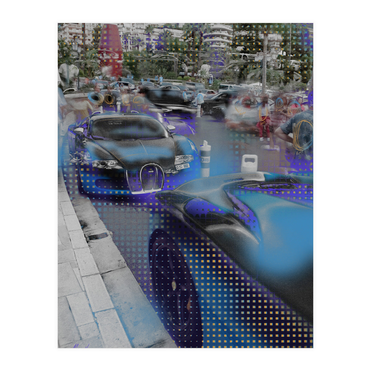 August ’22 — Blue Bugatti, Monaco (Print Only)