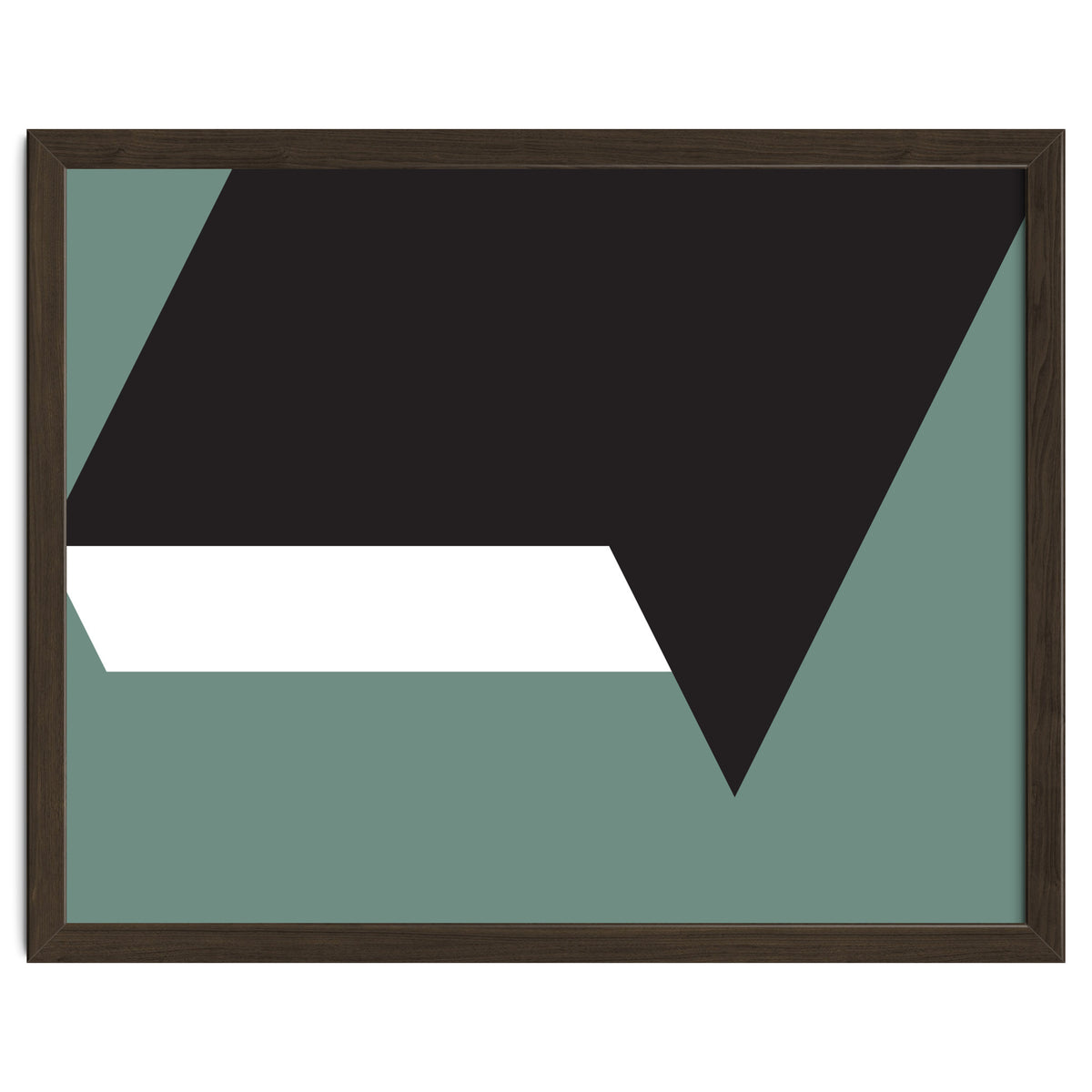 Geometric Shapes No. 85 - black, white & grey