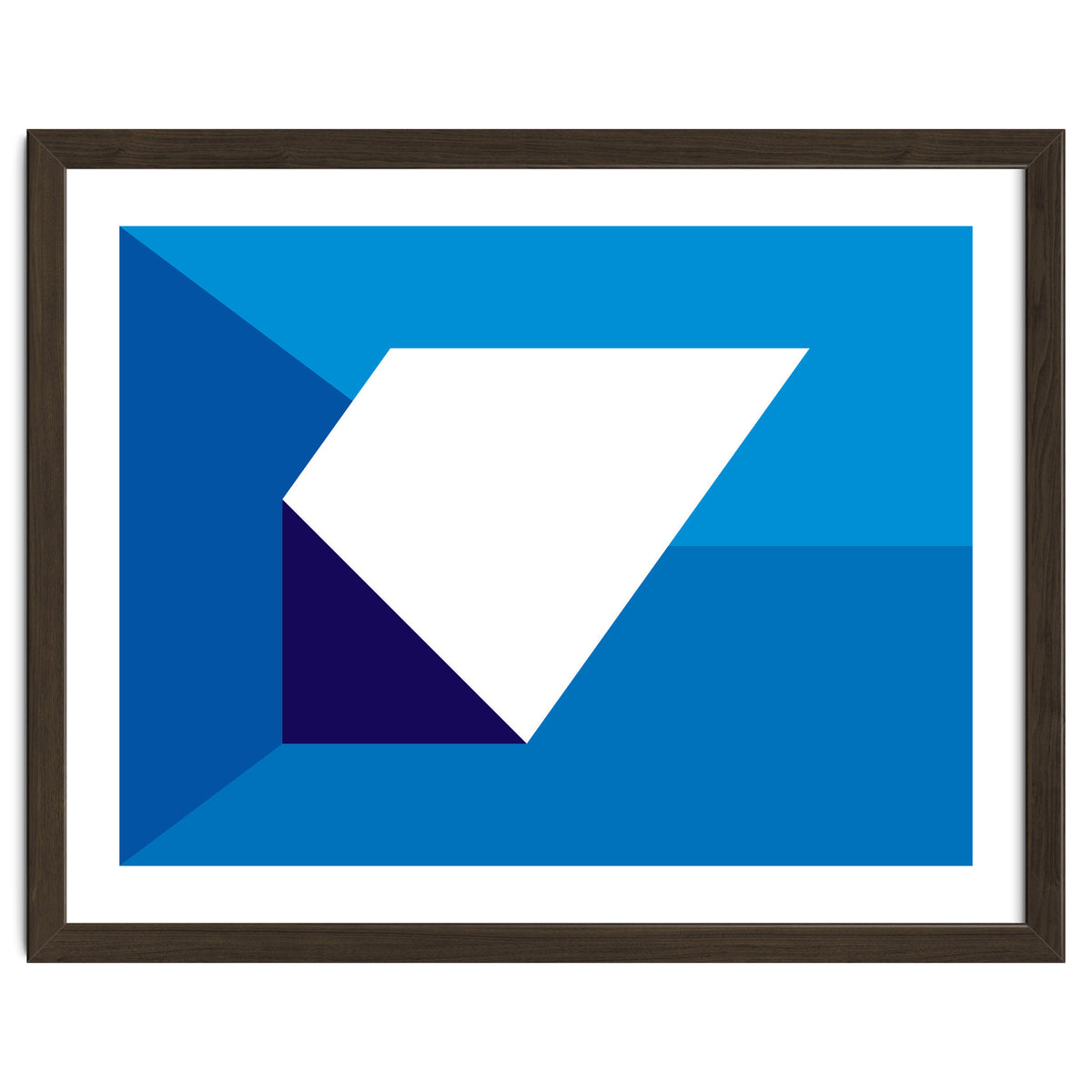 Geometric Shapes No. 32 -  blues