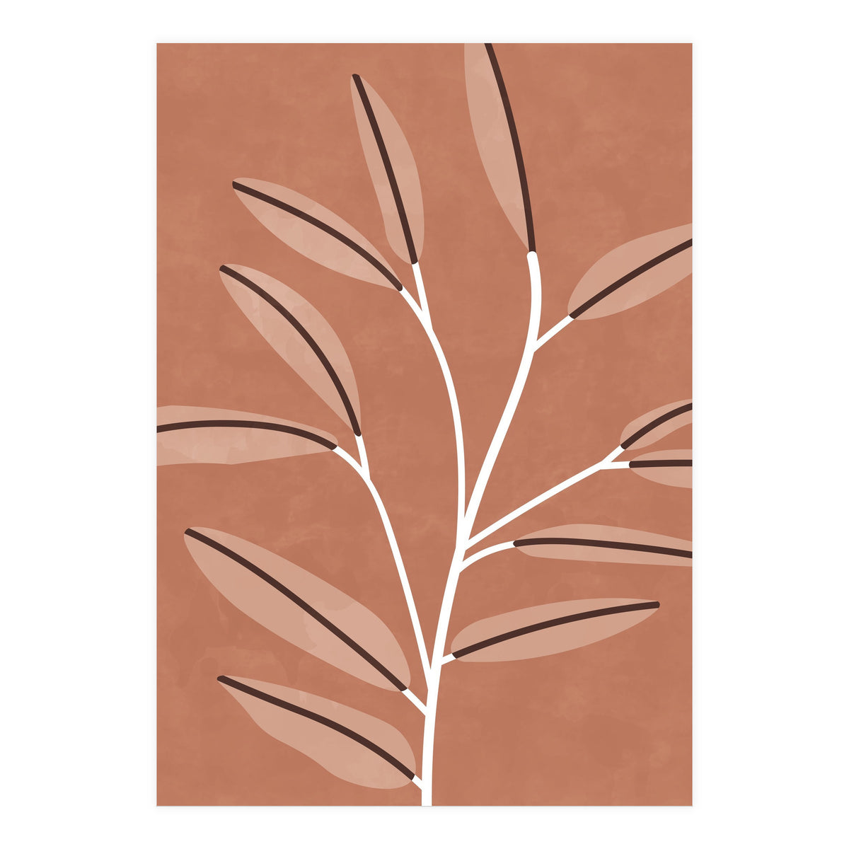 Mid Century Modern Plant (Print Only)