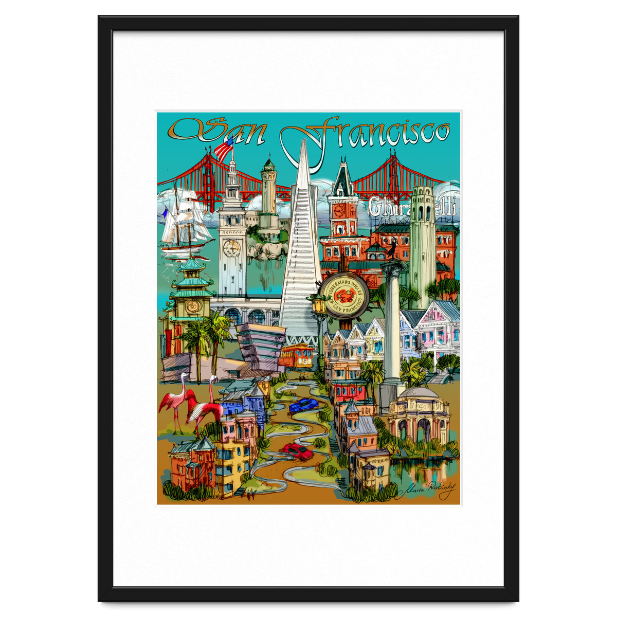 San Francisco Illustration