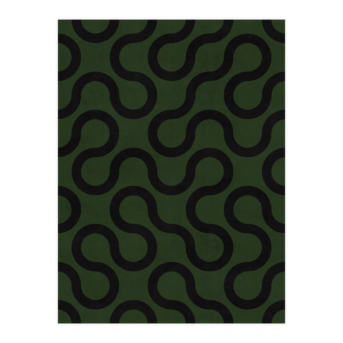 My Favorite Geometric Patterns No.33 - Deep Green (Print Only)